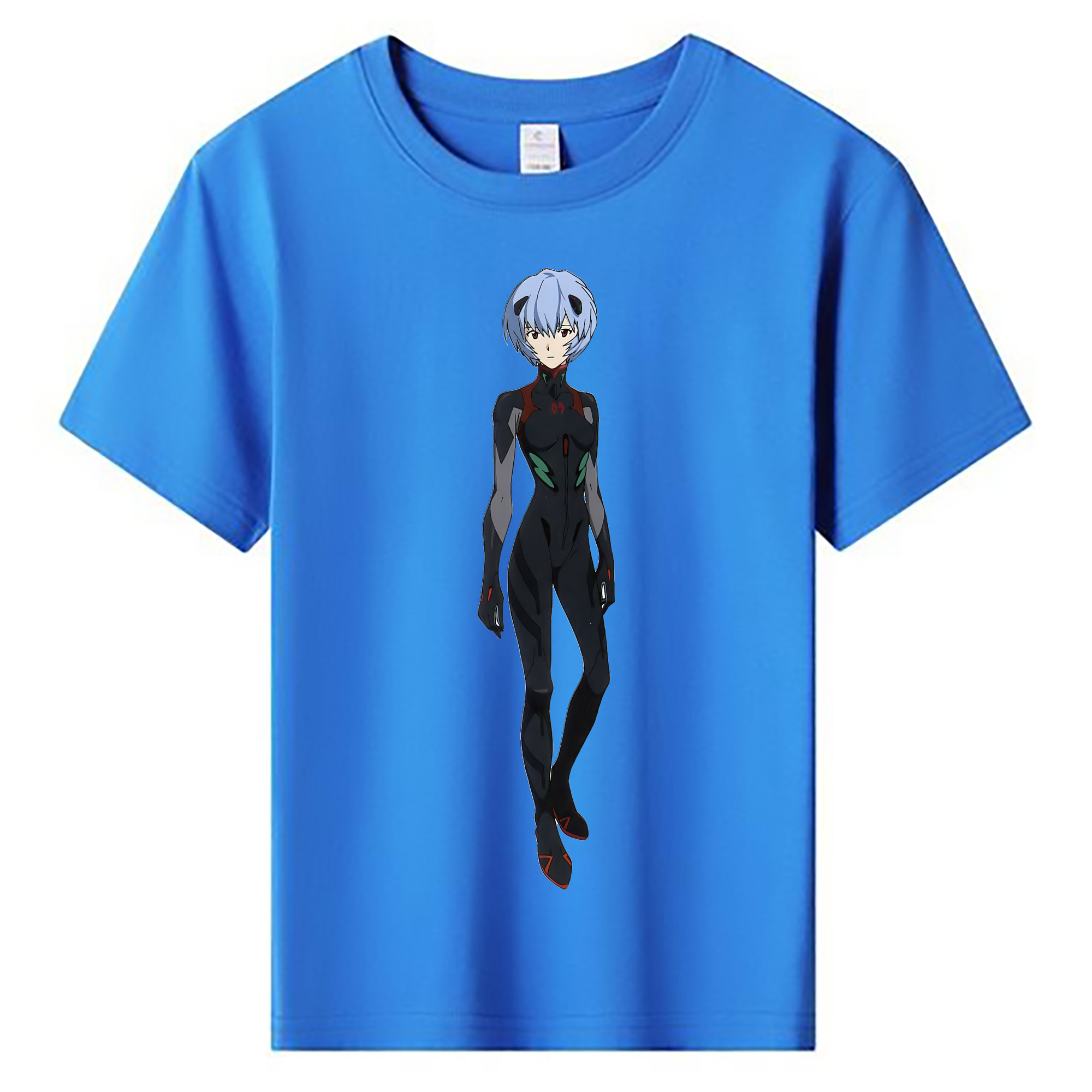 （画像用） EVA 新世紀エヴァンゲリオン 綿100％キッズTシャツ（フロントプリント）